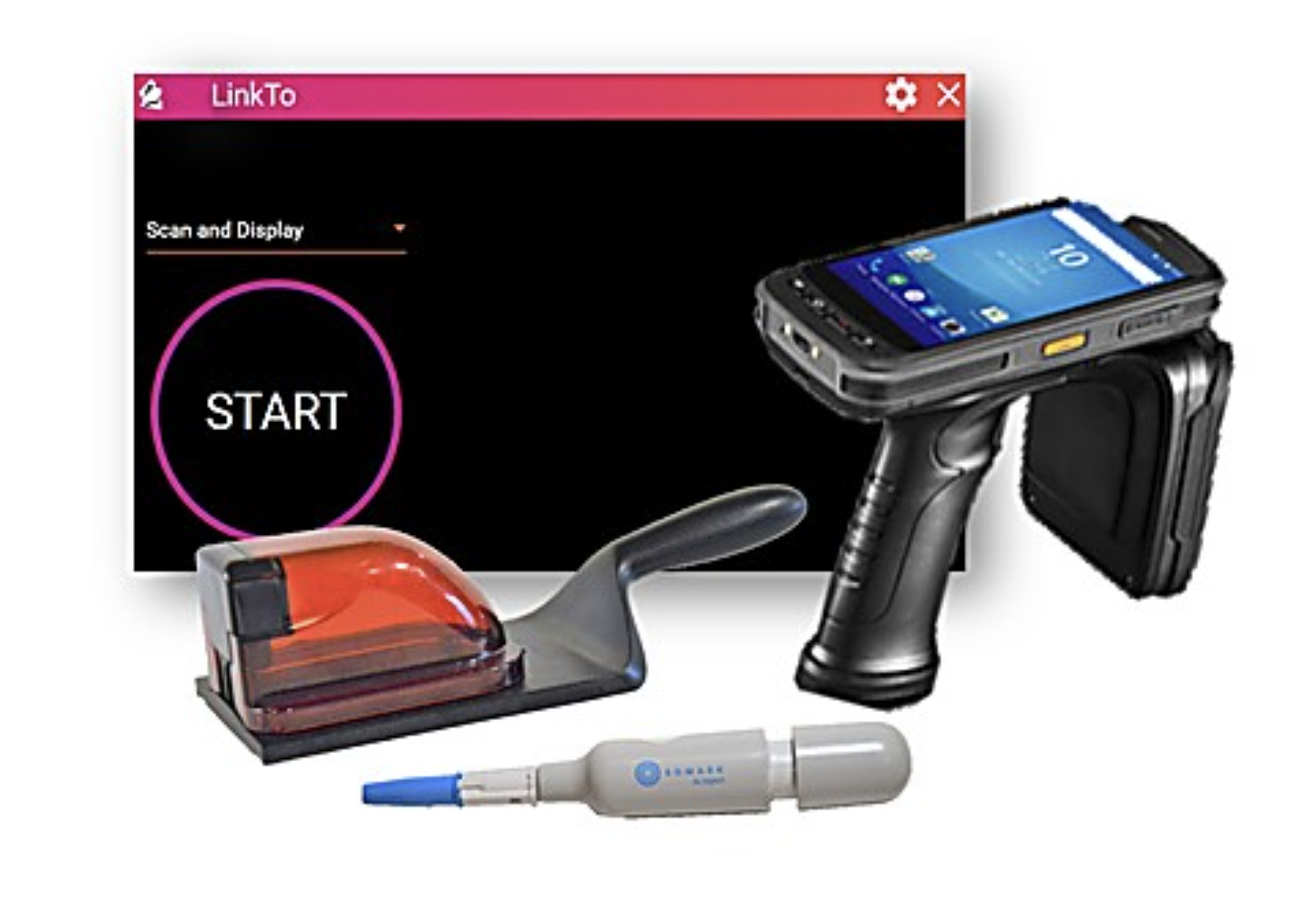 LinkTo RFID Reader Software enables RFID tags and readers to connect with any pre-existing laboratory LIMS or ELN systems.