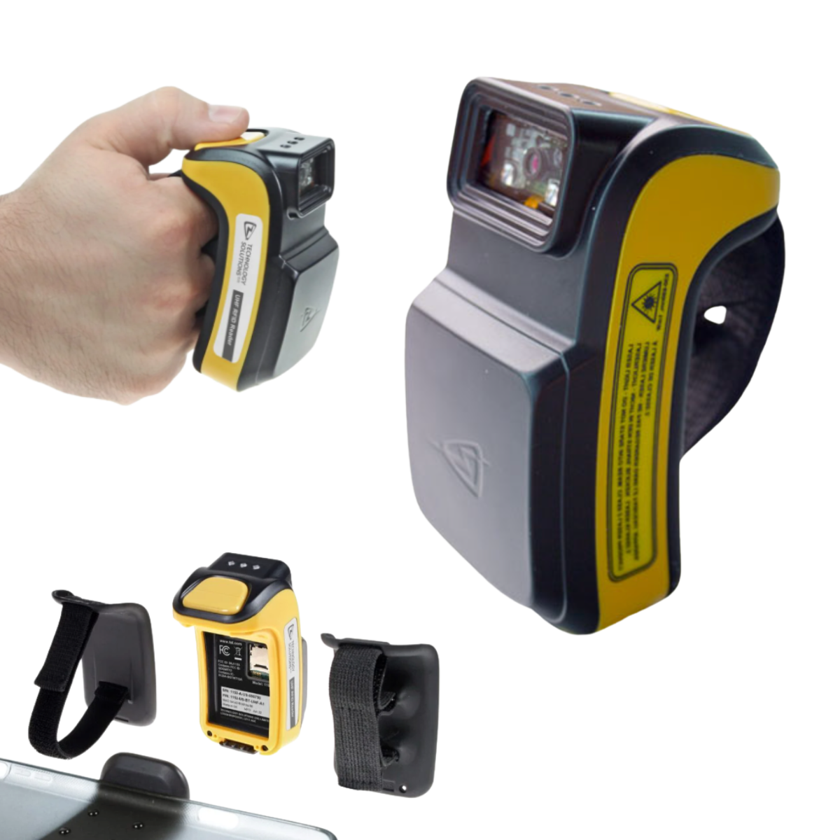 RFID tag readers that are built for wrist or neck wearing to help improve lab mobility during identification